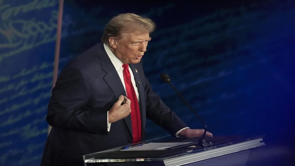 Realizan debate presidencial entre Kamala Harris y Donald Trump en EE.UU. 4 trump