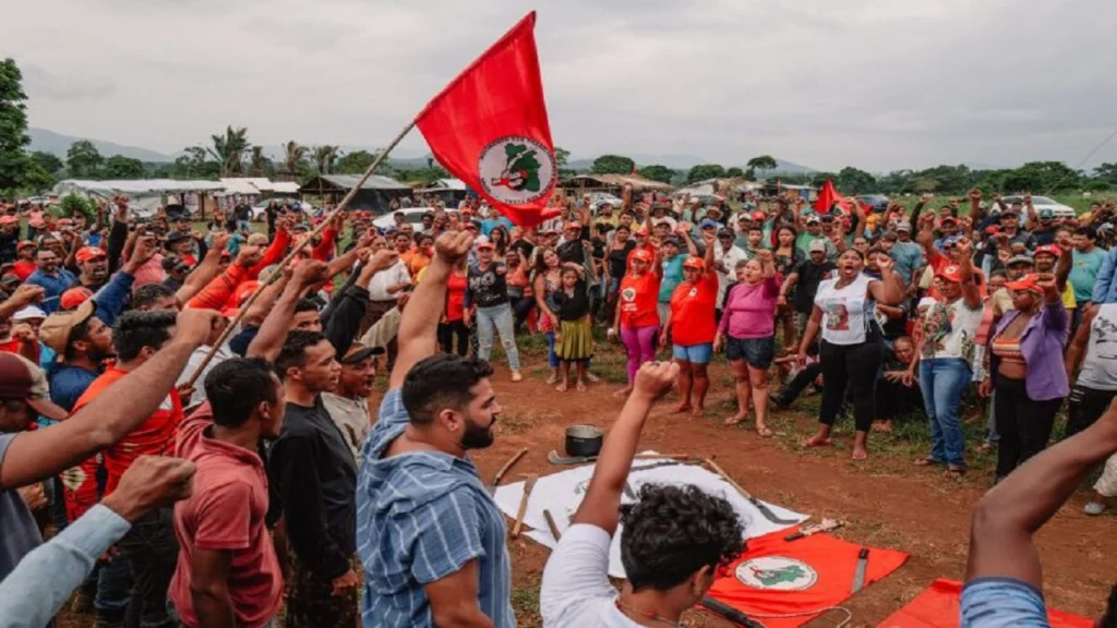 En imágenes: MST de Brasil exige Reforma Agraria Popular y soberanía nacional en Semana Campesina 9 mst10