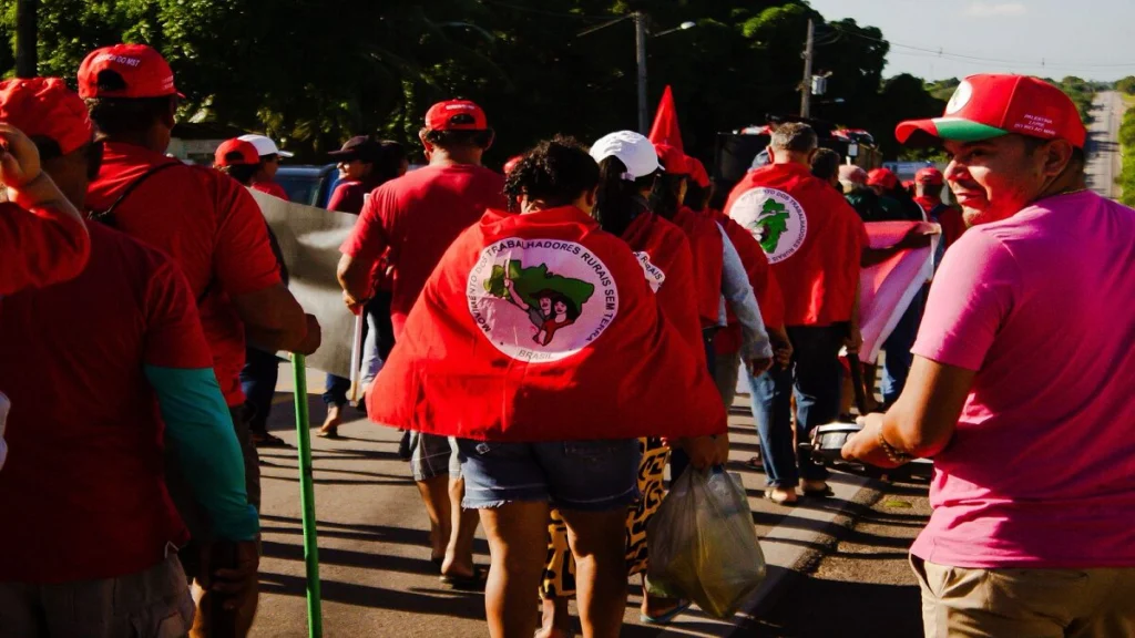 En imágenes: MST de Brasil exige Reforma Agraria Popular y soberanía nacional en Semana Campesina 8 mst9