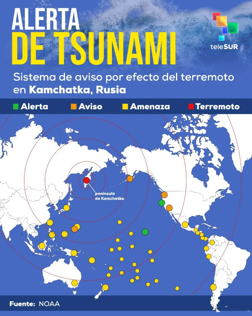 Chile se moviliza y prevé evacuar 1.5 millones de personas ante la amenaza de tsunami a toda su línea costera 2 photo 2025 07 30 12 37 59