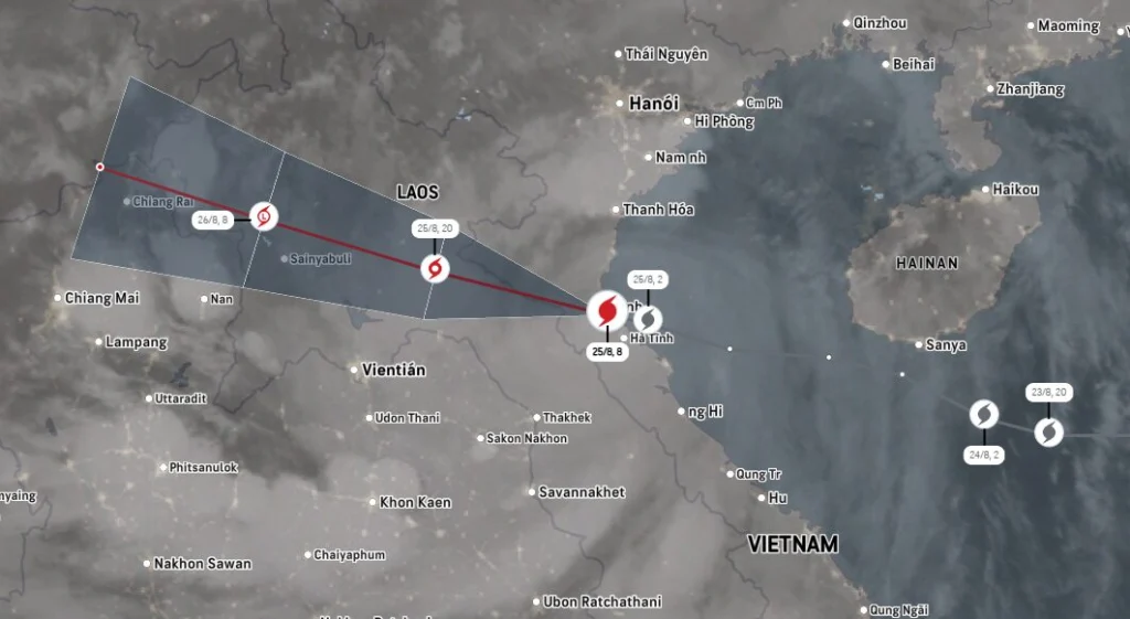 Tifón Kajiki azota la provincia insular china de Hainan, dejando más de 100.000 afectados 2 captura de pantalla 2025 08 25 100211