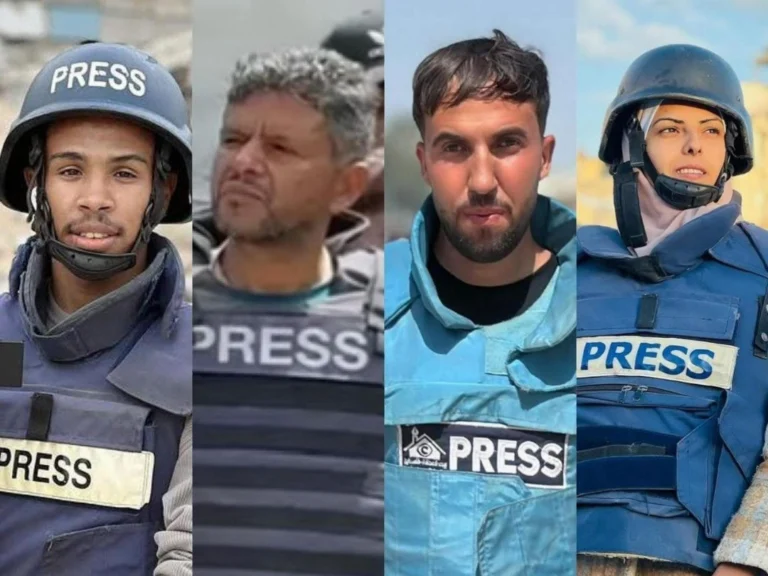 periodistas asesinados gaza
