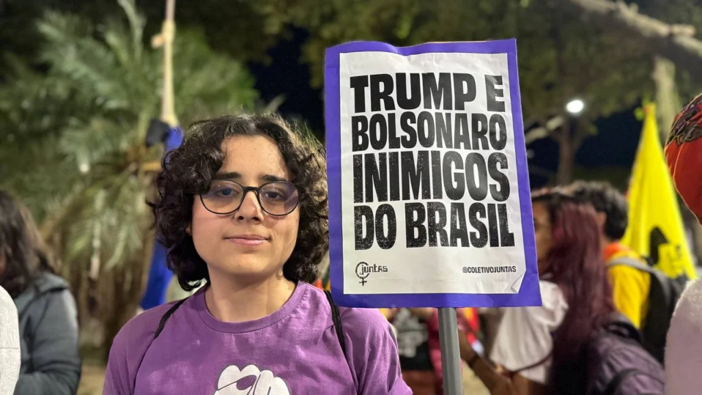 Protestan contra las medidas de Trump: "quien manda es el pueblo de Brasil" 9 photo 2025 08 01 18 36 57