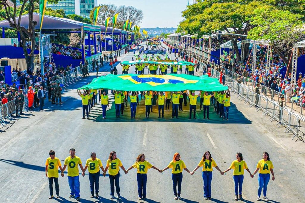 brasil desfile independencia presidencia