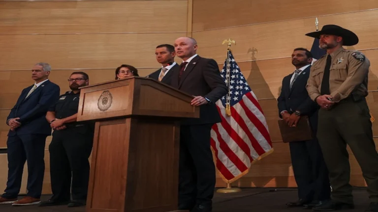 conferencia de prensa crimen charlie kirk