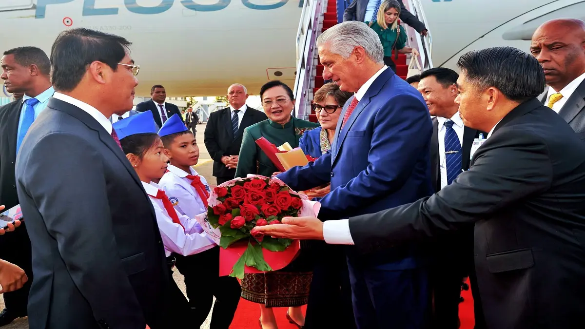 cuba diaz canel llegada laos home.jpg