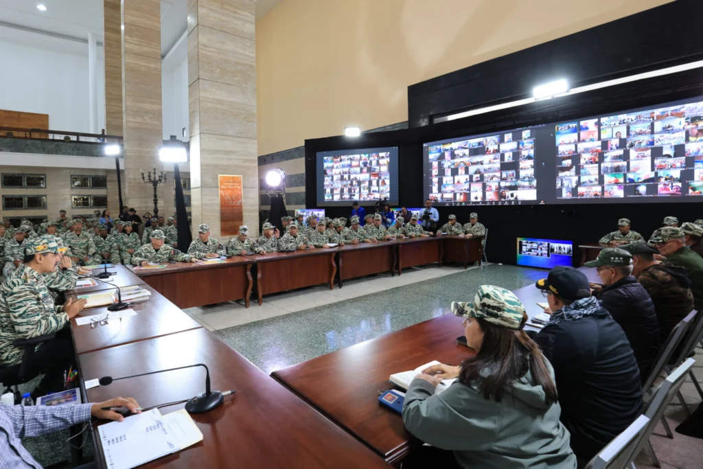 Official inauguration of Militia activation at Bolivarian Military University. Photo: Presidential Press.