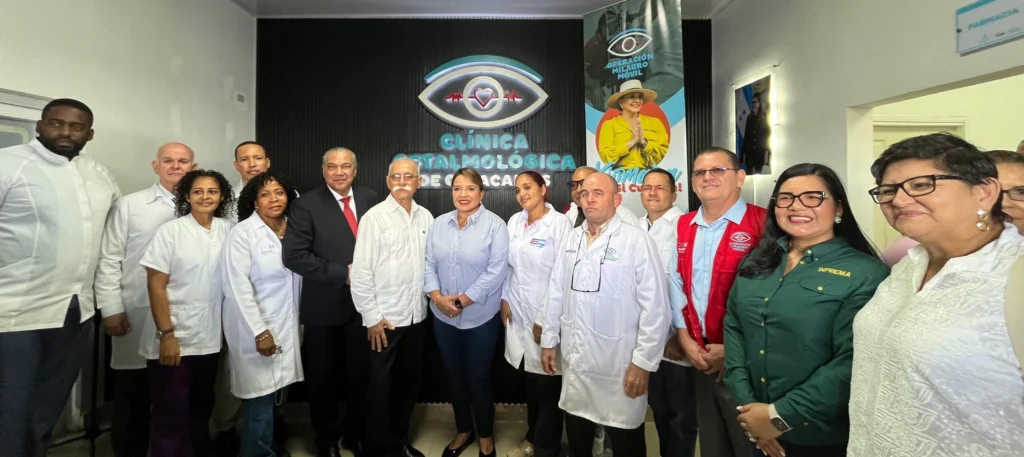 Presidenta de Honduras destaca avances de la Operación Milagro para cirugías gratuitas de la vista 4 3 clinica oftalmologica honduras