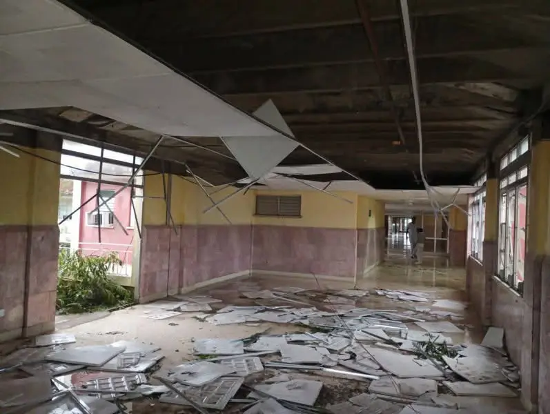 En Imágenes: Cuba tras el paso del huracán Melissa 11 hospital.jpeg