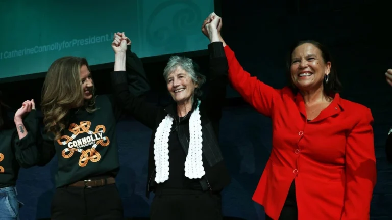 ¿Quién es la nueva presidenta de Irlanda que apoya la causa palestina? 1 irlanda connolly