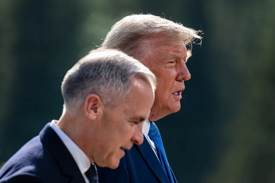 mark carney trump comercio