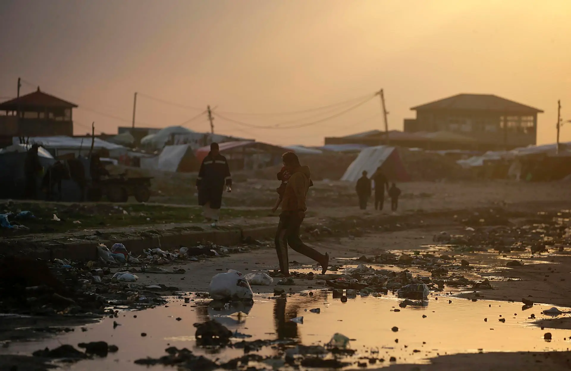 franja de gaza lluvia jpg