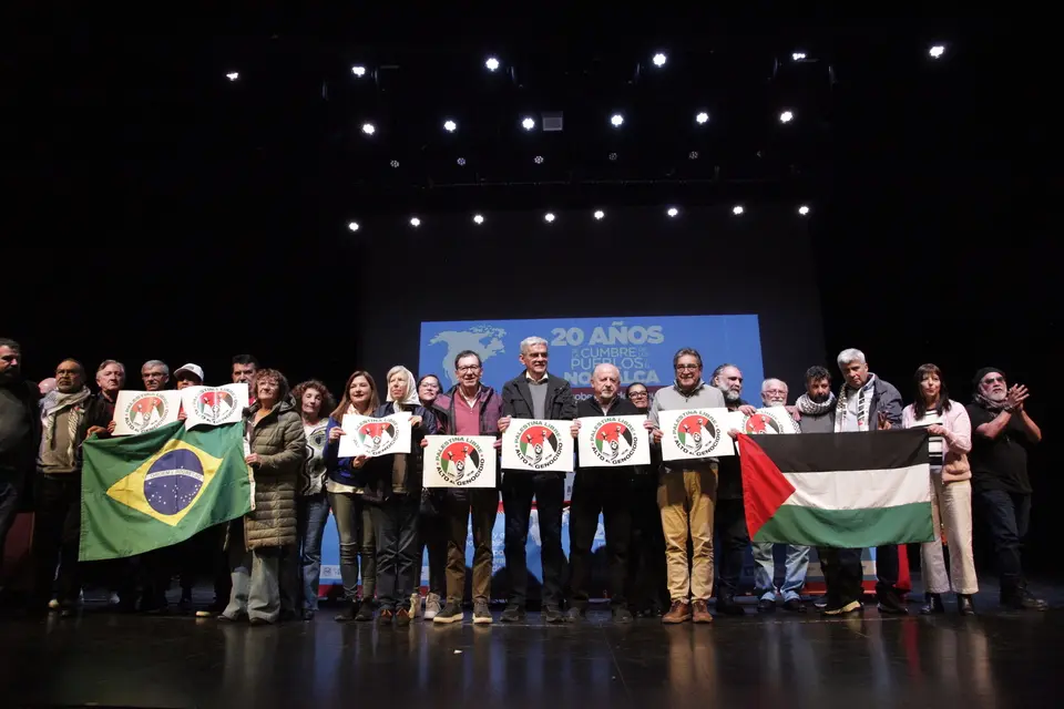 Encuentro a 20 años del "No al ALCA" ratificó lucha antiimperialista 2 palestina.jpg