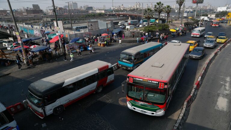 peru transporte urbano foto agencia andina