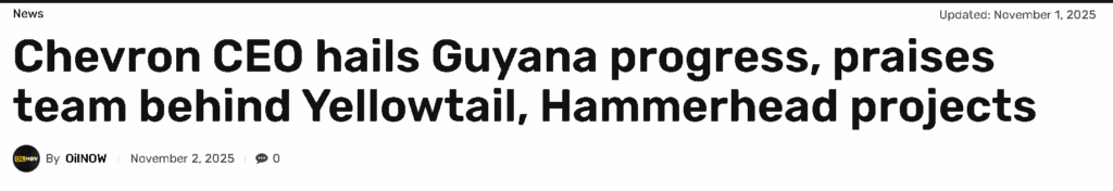 Guyana expande operaciones petroleras ilegales en el Esequibo 2 portada chevron3nov