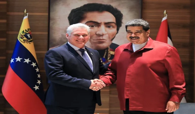 diaz canel y maduro
