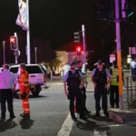 policia en el escenario del tiroteo registrado este domingo en sidney