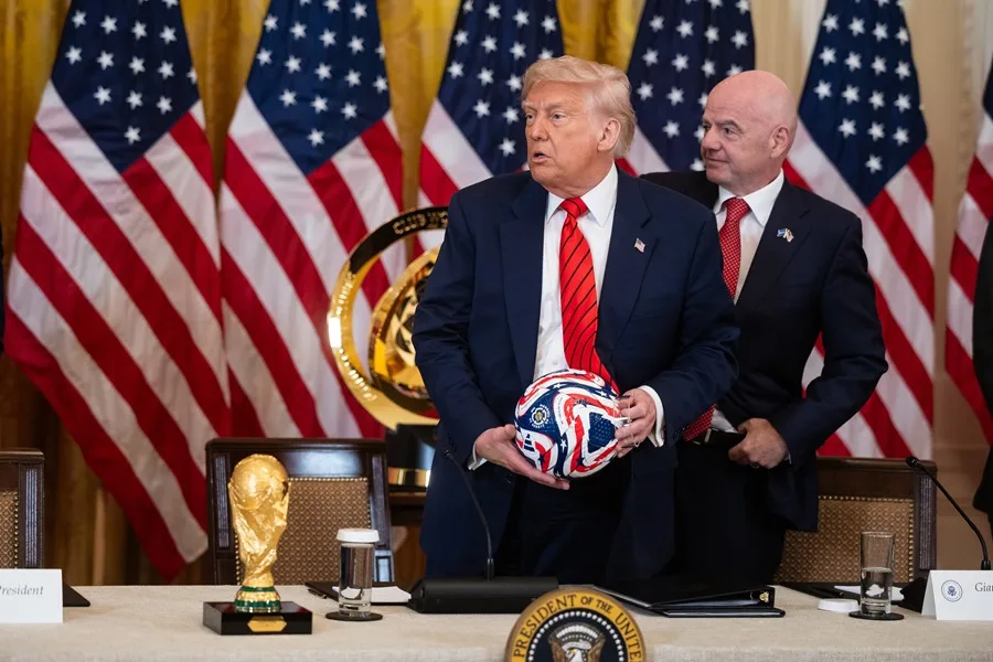 trump infantino mundial