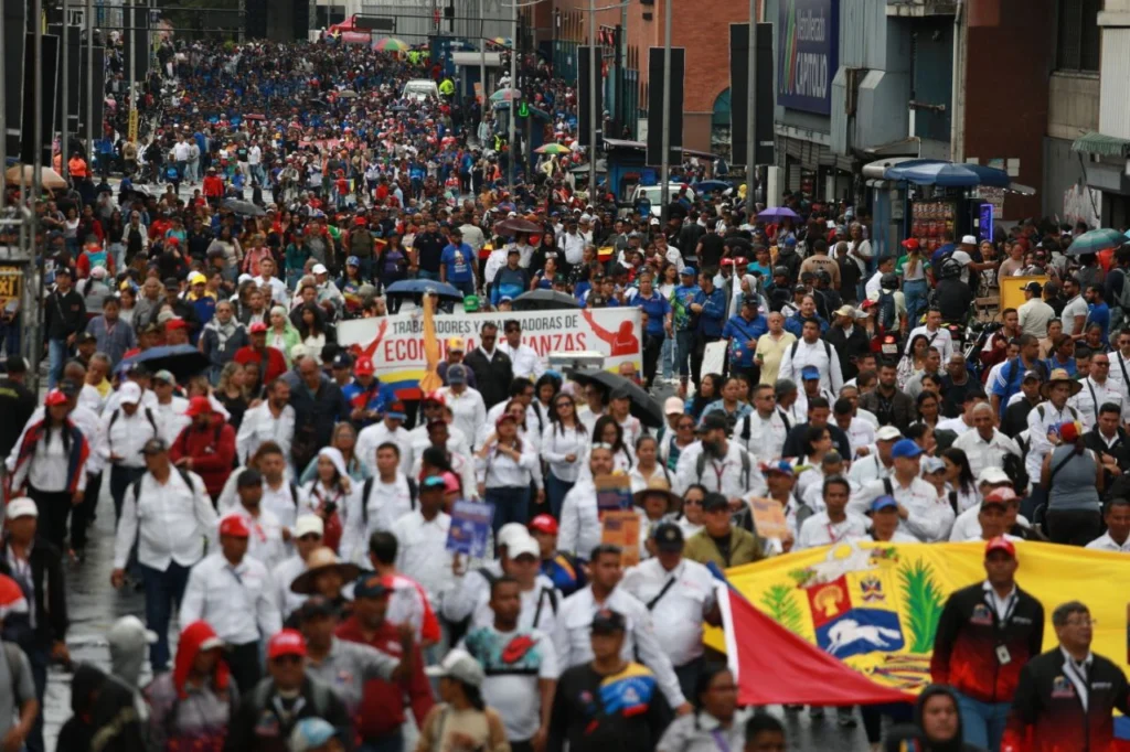 En imágenes: clase obrera venezolana exige liberación del presidente Maduro y Cilia Flores 8 foto 2