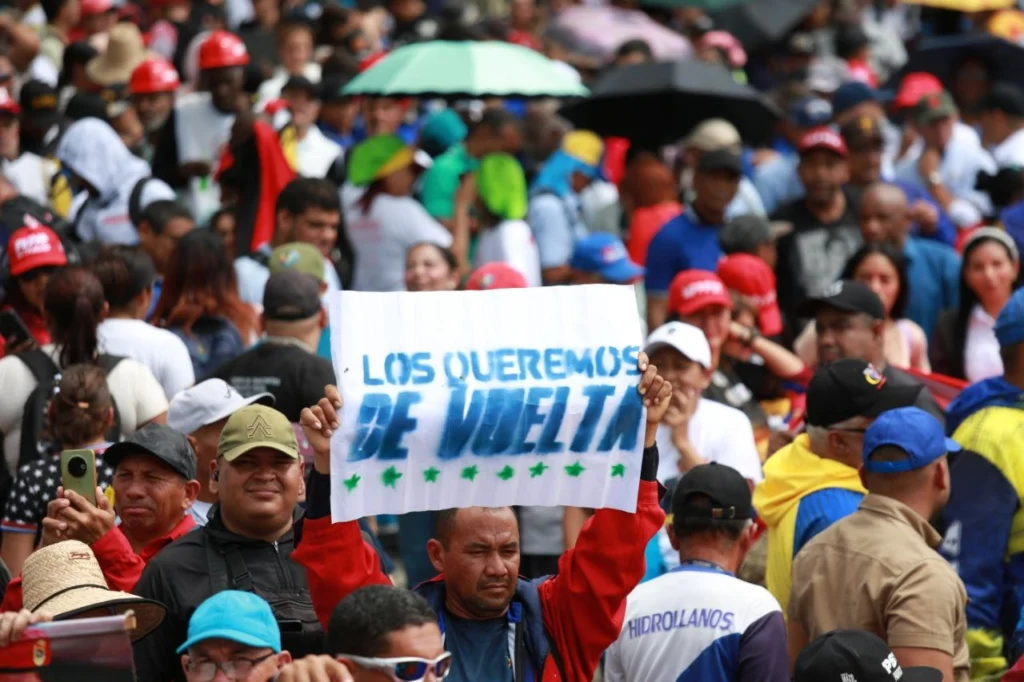 En imágenes: clase obrera venezolana exige liberación del presidente Maduro y Cilia Flores 3 galeria 3