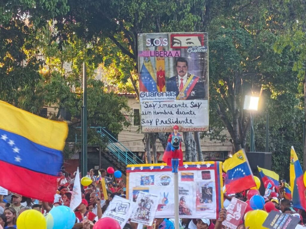 En imágenes: Venezuela mantiene movilización por liberación de presidente Maduro y Cilia Flores 11 ja9