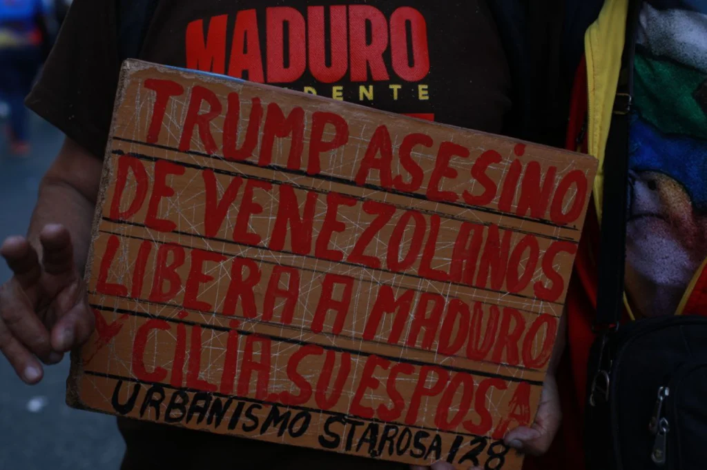 En imágenes: clase obrera venezolana exige liberación del presidente Maduro y Cilia Flores 12 photo 2026 01 09 17 52 44 1024x682 jpg 1