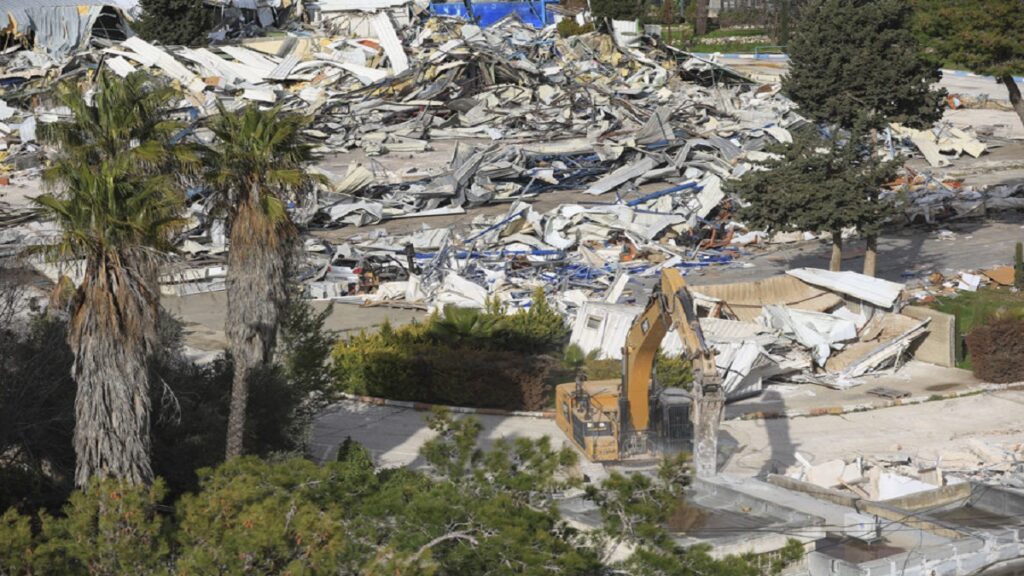 unrwa destruccion sede jerusalen foto efe