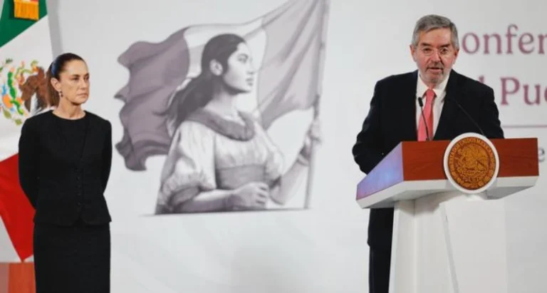 Ministre mexicaine des Affaires étrangères Claudia de la Fuente, septembre 2025