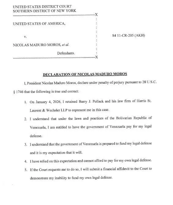 Presidente Maduro reivindica derecho a que Venezuela pague su defensa, negado por EE.UU. 3 e24ca400 221d 43cd ba2f 7f8f071ac30d.jpg