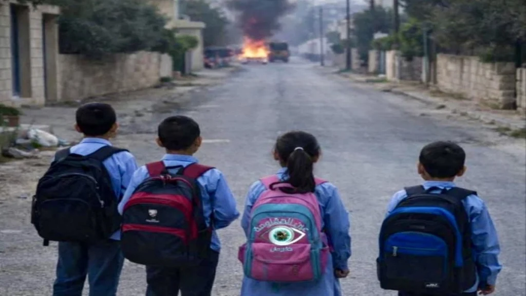 libano ataque israeli bus escolar foto onashabe