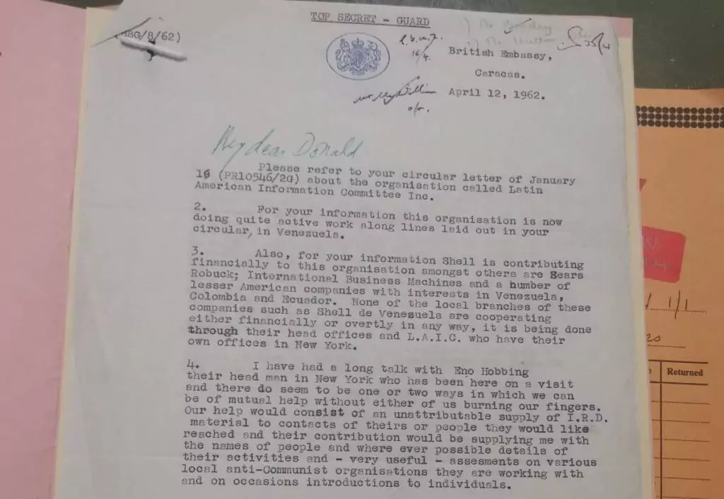 venezuela fcdo declassified files 1024x706 jpg
