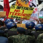 filipinas protesta agresion eeuu israel contra iran