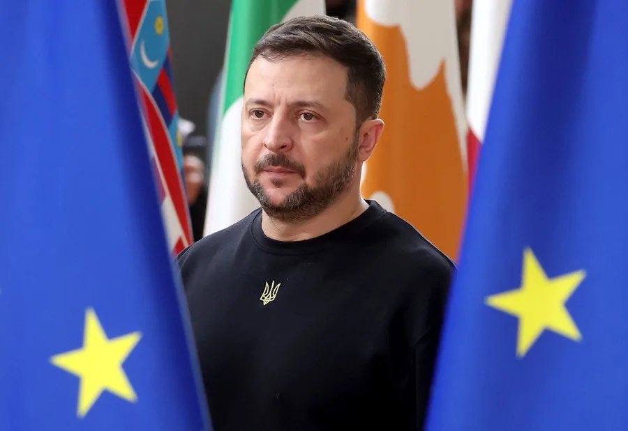 zelenski bruselas banderas