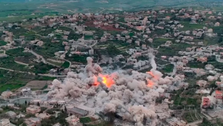 bombardeo israel libano