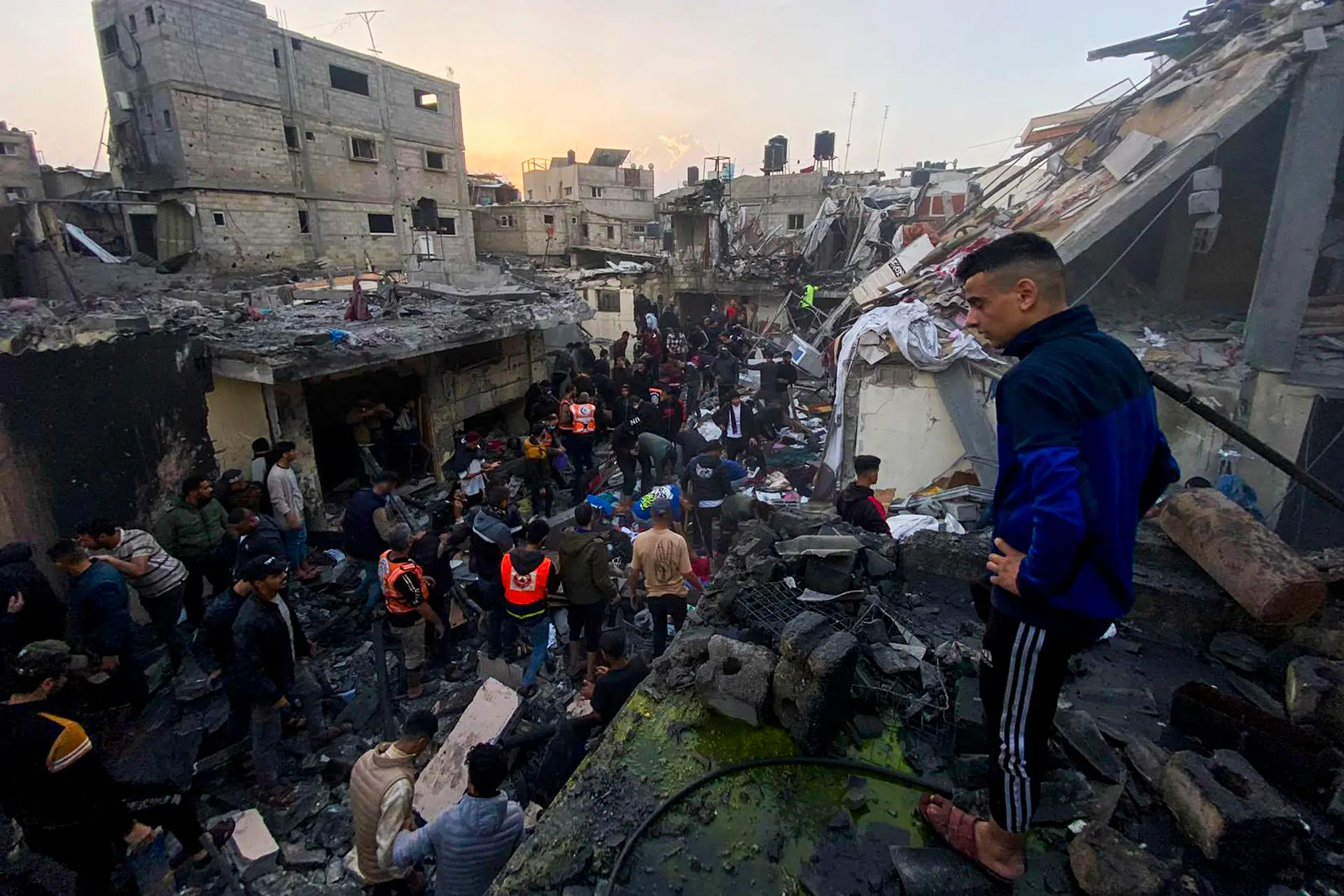 bombardeos al sur de gaza