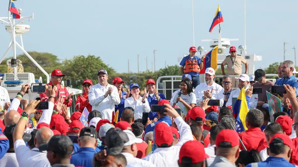 delcy rodriguez presidenta encargada zulia peregrinacion sanciones.jpg
