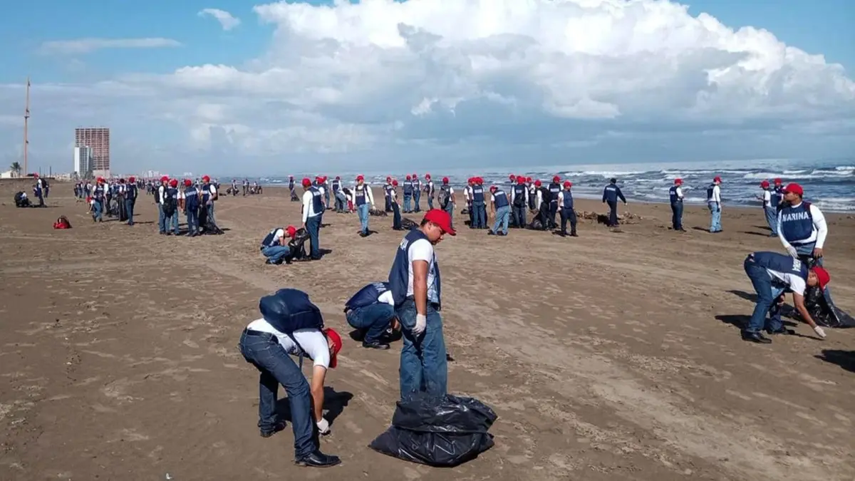 limpieza derrame golfo