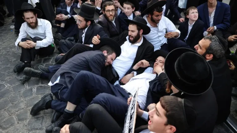 protesta ultraortodoxos