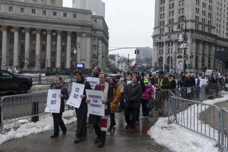 nueva york protesta edificio federal ice foto efe