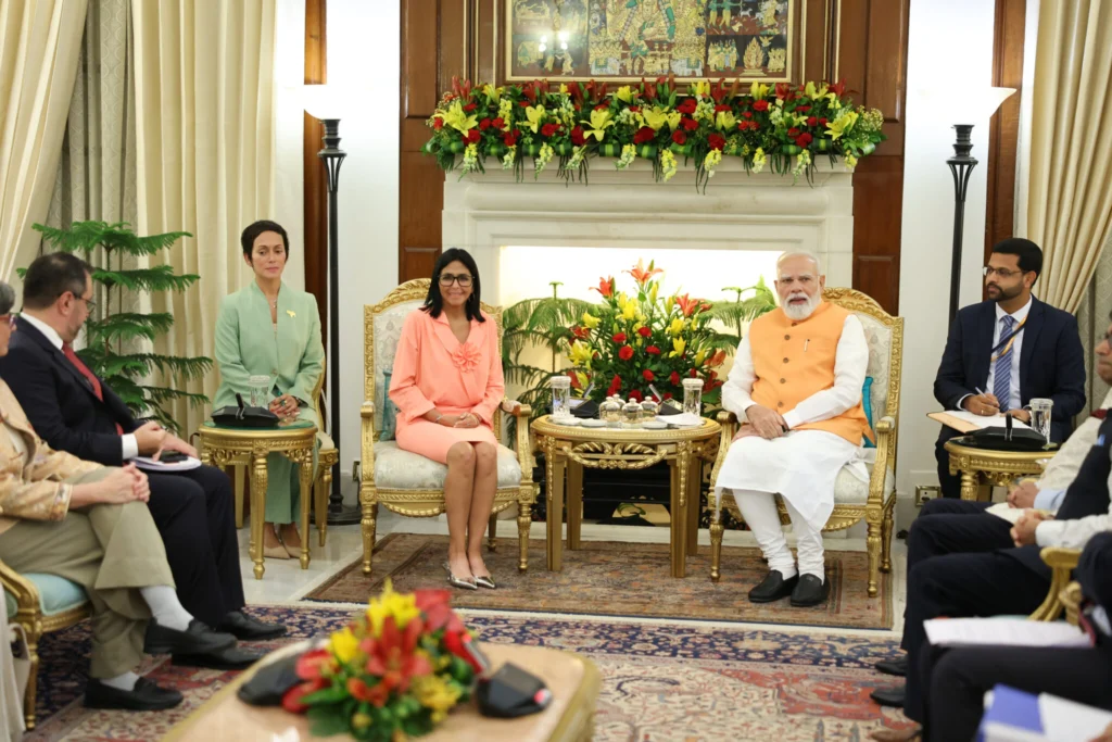 1 venezuela india encuentro delcy rodriguez narendra modi