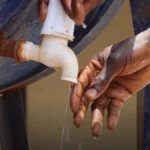 sudan disinfecting hands and feet cholera treatment centre in gedaref state