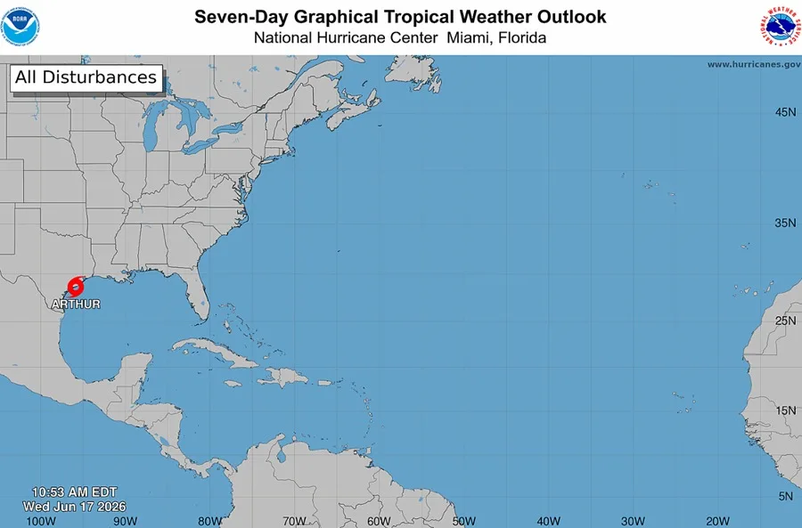 EE.UU.: Tormenta Arthur amenaza la costa sur con oleaje peligroso e inundaciones 2 texas huracanes 2