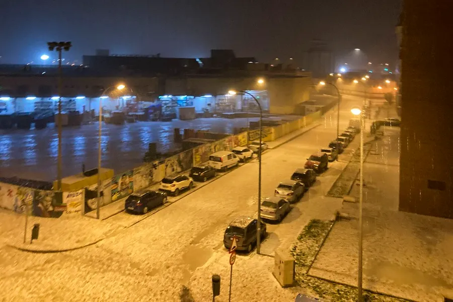 tormenta de granizo