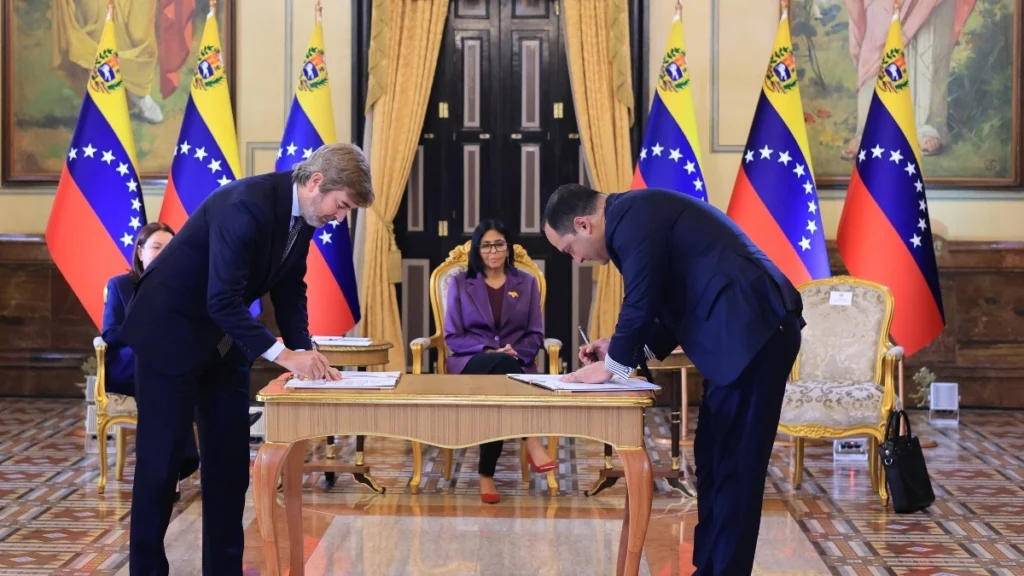 venezuela firma memorando pdvsa y repsol