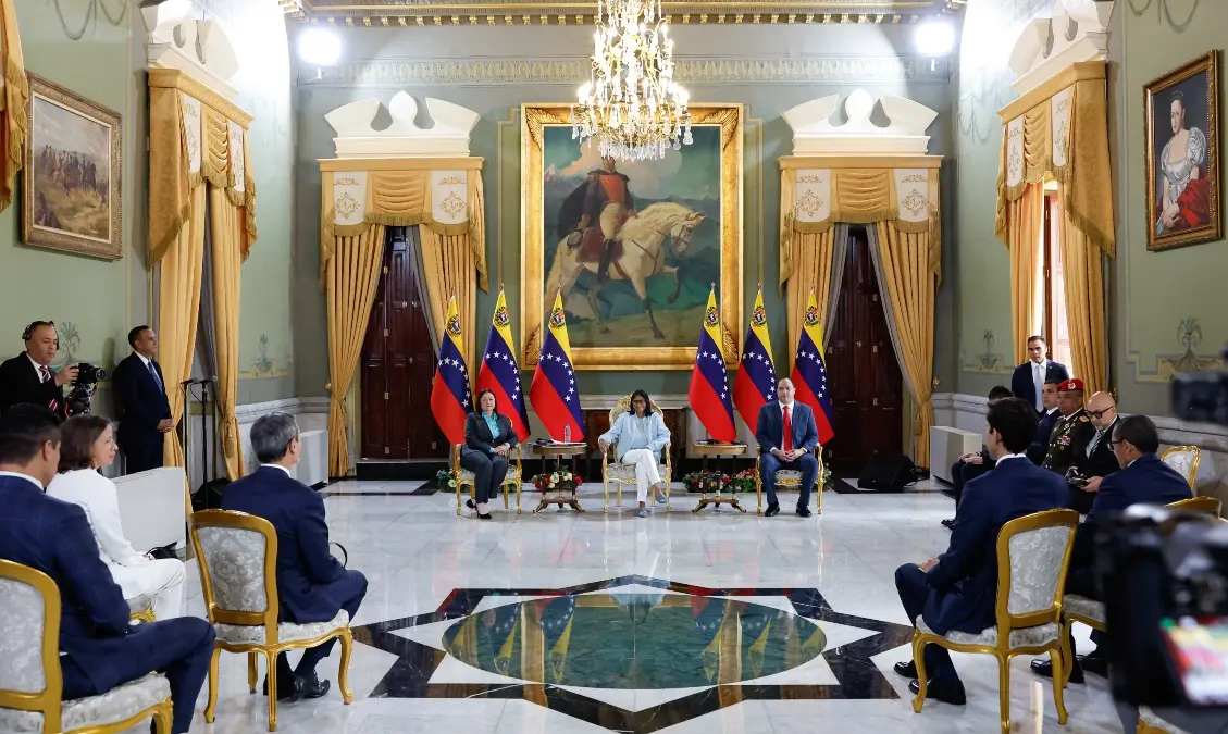venezuela presidenta encargada delcy rodriguez acuerdo schlumberger limited 1.jpg