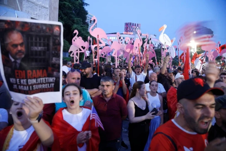 albania protestas proyecto inmobiliario los trump foto efe 1