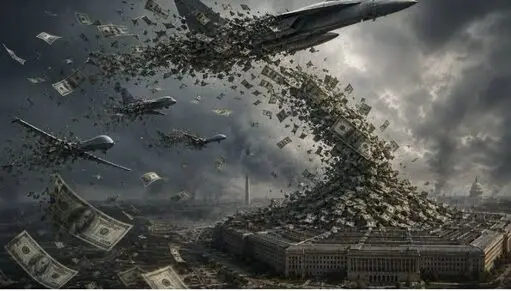Irán: Asimetría y Soberanía frente al Hegemonismo. Parte II 3 bombardeo dolares.jpg