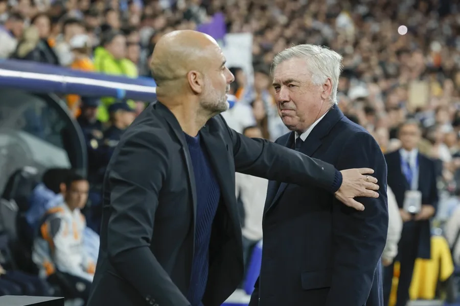 guardiola andcelotrr