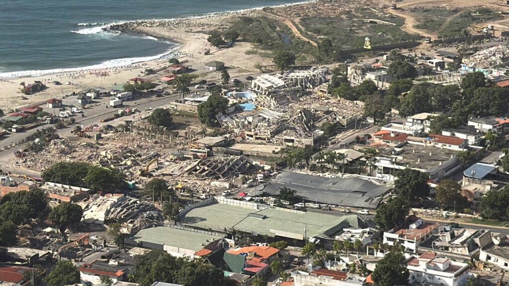 terremoto zona desastre
