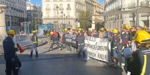 espana protesta bomberos madrid foto captura